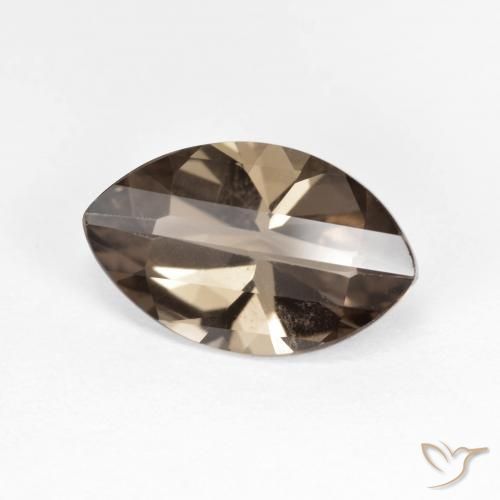 Quarzo fumé ombra marrone naturale da 2.89 ct, Taglio marquise, VVS