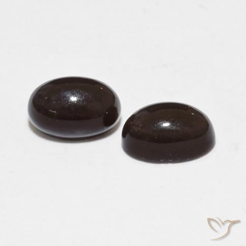 Gemme di Quarzo fumé Marrone medio naturale da 1.14 ct, Ovale, Traslucido