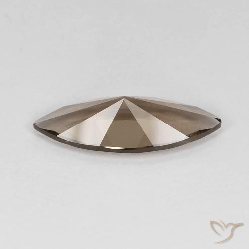 Quarzo fumé Moka chiaro naturale da 2.96 ct, Taglio marquise, VS