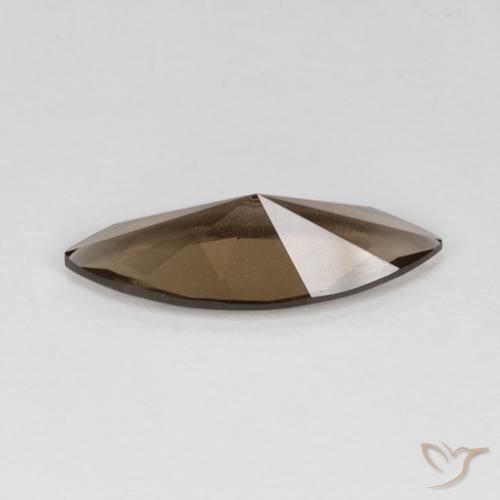 Quarzo fumé Moka chiaro naturale da 2.77 ct, Taglio marquise, VVS
