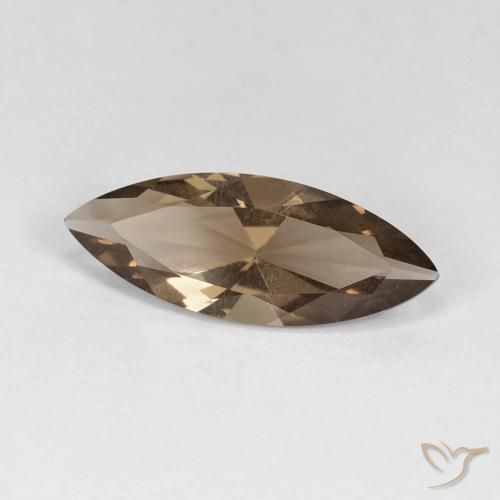 Quarzo fumé Marrone caldo naturale da 2.79 ct, Taglio marquise, VVS