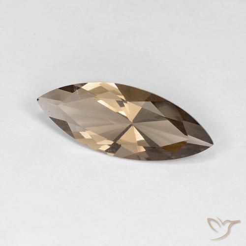 Quarzo fumé Marrone chiaro naturale da 2.67 ct, Taglio marquise, VS