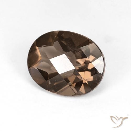 Quarzo fumé Marrone medio naturale da 2.52 ct, Ovale, VS