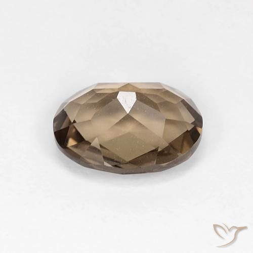 Quarzo fumé marrone moka naturale da 2.45 ct, Ovale, VVS-VS