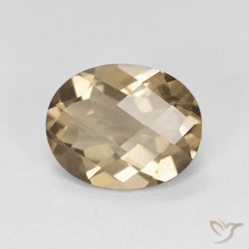 2.35ct Naturale marrone moka Quarzo fumè, Ovale, VS