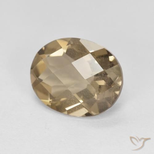 Quarzo fumé marrone moka naturale da 2.35 ct, Ovale, VS