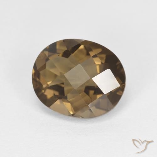 Quarzo fumé Caffè Marrone naturale da 2.40 ct, Ovale, VVS