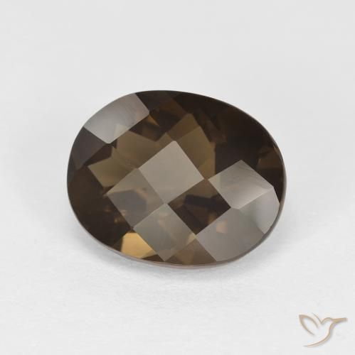 2.42ct Naturale Marrone medio Quarzo fumè, Ovale, VVS