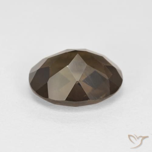 Quarzo fumé Marrone medio naturale da 2.42 ct, Ovale, VVS