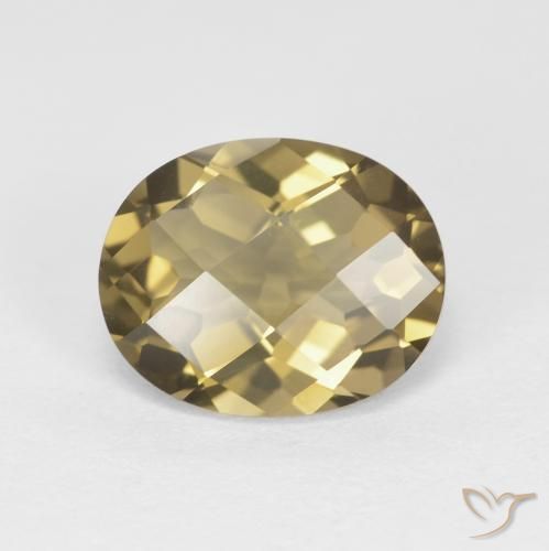 2.43ct Naturale Caffè Marrone Quarzo fumè, Ovale, VVS