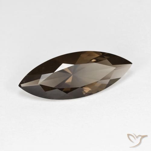 Quarzo fumé Marrone naturale da 2.81 ct, Taglio marquise, VVS