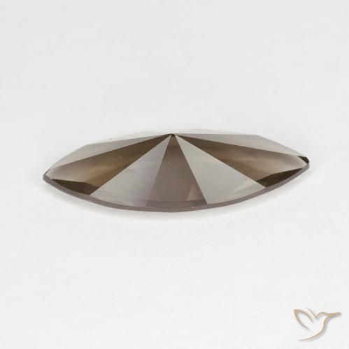 Quarzo fumé Marrone naturale da 2.81 ct, Taglio marquise, VVS