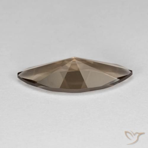 Quarzo fumé Marrone caldo naturale da 3.10 ct, Taglio marquise, VVS