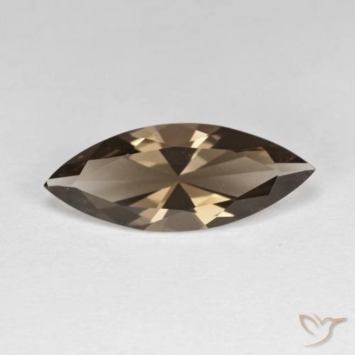 2.52ct Naturale Marrone caldo Quarzo fumé, Taglio marquise, VVS