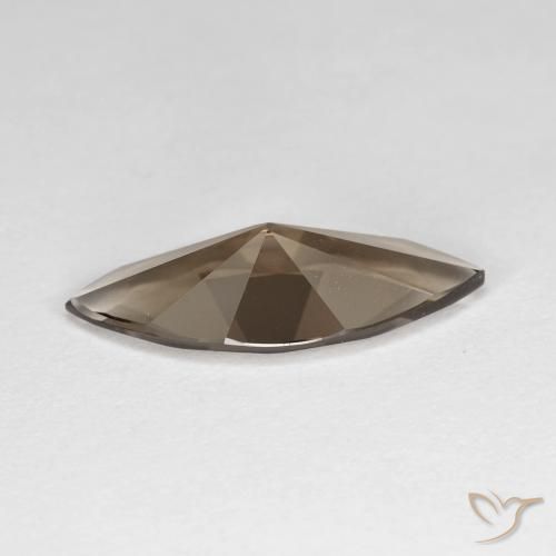 Quarzo fumé Marrone caldo naturale da 2.52 ct, Taglio marquise, VVS