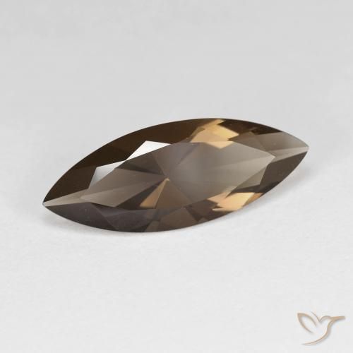 Quarzo fumé ombra marrone naturale da 2.80 ct, Taglio marquise, VVS