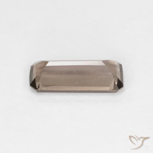 Quarzo fumé Hickory Brown naturale da 0.92 ct, Ottagonale / Taglio smeraldo, VVS