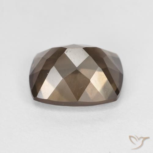 Quarzo fumé Marrone cioccolato naturale da 3.06 ct, Cuscino, VS