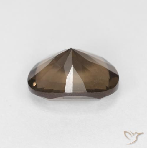 Quarzo fumé Marrone medio naturale da 2.54 ct, Ovale, VS