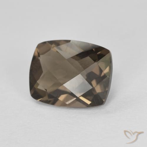 Quarzo fumé Marrone medio naturale da 1.97 ct, Cuscino, VVS