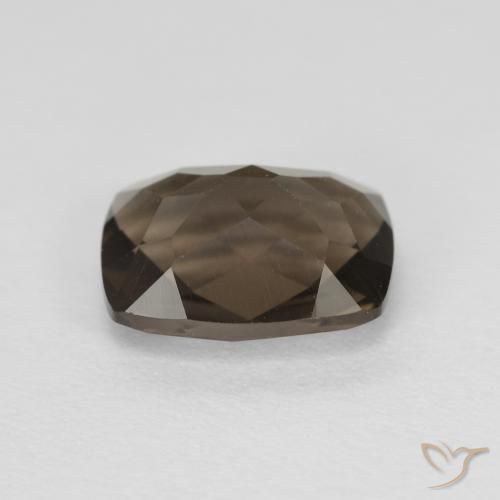 Quarzo fumé Marrone medio naturale da 1.97 ct, Cuscino, VVS