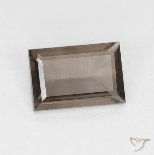 1.44ct Naturale Hickory Brown Quarzo fumé, Taglio a baguette, VVS