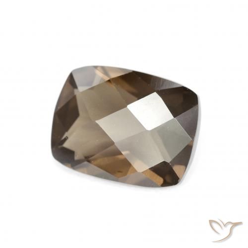 Quarzo fumé Hickory Brown naturale da 1.89 ct, Cuscino, VVS