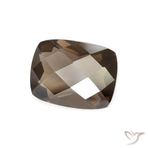 Quarzo fumé Marrone caldo naturale da 1.96 ct, Cuscino, VVS
