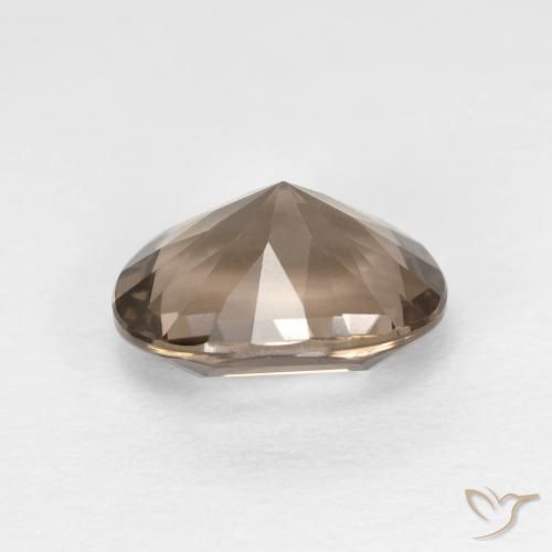Quarzo fumé Moka chiaro naturale da 2.51 ct, Ovale, VVS
