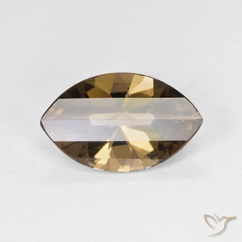 Quarzo fumé Marrone Caffè Chiaro naturale da 2.49 ct, Taglio marquise, VVS