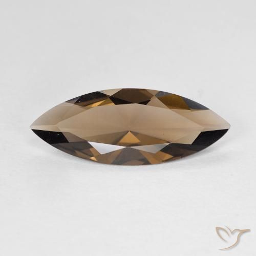 2.34ct Naturale Marrone caldo Quarzo fumé, Taglio marquise, VS
