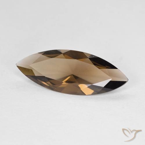 Quarzo fumé Marrone caldo naturale da 2.34 ct, Taglio marquise, VS