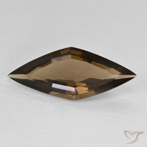 4.75ct Naturale Pan di zenzero marrone Quarzo fumè, Taglio a fantasia, VVS