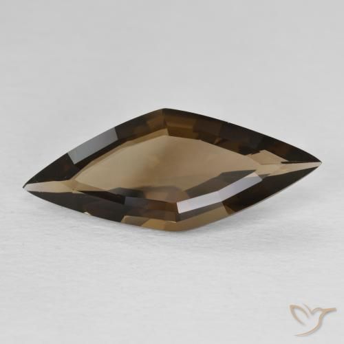 Quarzo fumé Pan di zenzero marrone naturale da 4.75 ct, Taglio a fantasia, VVS