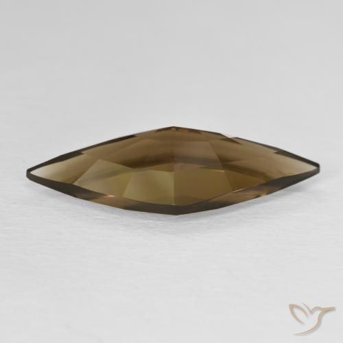 Quarzo fumé Pan di zenzero marrone naturale da 4.75 ct, Taglio a fantasia, VVS