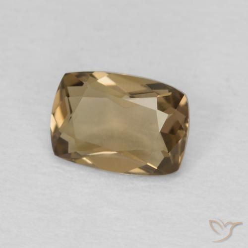 Quarzo fumé marrone moka naturale da 0.81 ct, Cuscino, VVS
