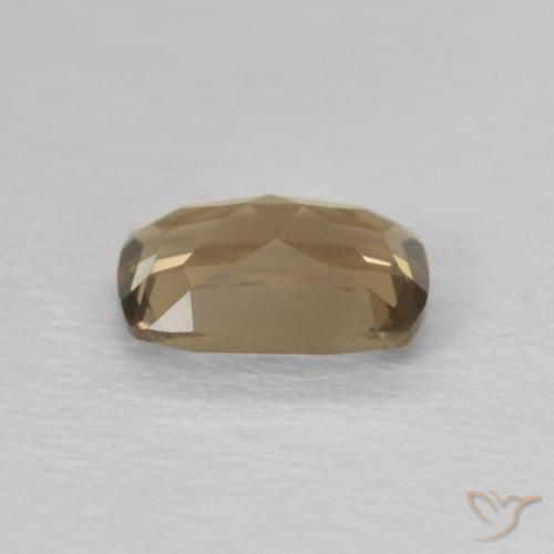 Quarzo fumé Medium Dark-Brown naturale da 0.81 ct, Cuscino, VVS