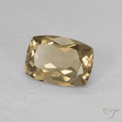 Quarzo fumé Marrone caldo naturale da 0.81 ct, Cuscino, VVS