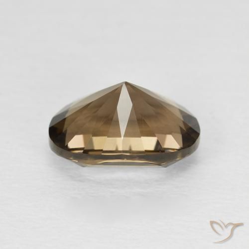Quarzo fumé Pan di zenzero marrone naturale da 2.58 ct, Ovale, VVS-VS