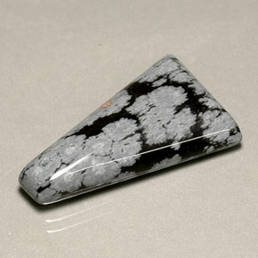 Ossidiana fiocco di neve naturale multicolore da 14,82 ct, forma fantasia, opaco