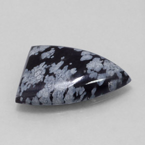 Ossidiana fiocco di neve naturale multicolore da 9,17 ct, forma fantasia, opaco