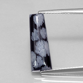 Ossidiana fiocco di neve Fiocco di neve naturale da 3.20 ct, Forma fantasia, Opaco