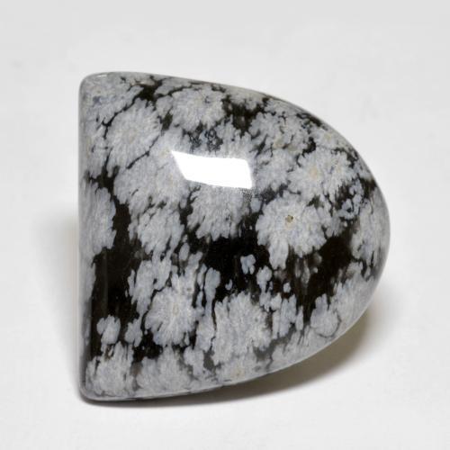 Ossidiana fiocco di neve naturale multicolore da 22,24 ct, forma fantasia, opaco