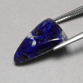 Sodalite Viola Blu naturale da 6.66 ct, Taglio trillion, Opaco