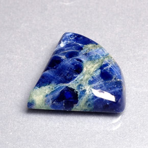 Sodalite naturale blu da 10,30 ct, forma fantasia, opaco