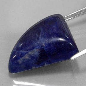 Sodalite Viola Blu naturale da 19.69 ct, Forma fantasia, Opaco