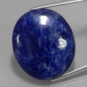Sodalite Viola Blu naturale da 42.99 ct, Taglio ovale, Opaco