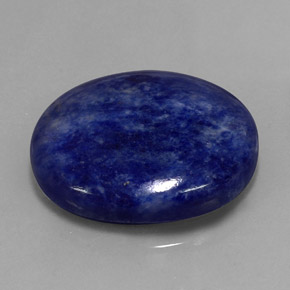 Sodalite Viola Blu naturale da 42.99 ct, Taglio ovale, Opaco