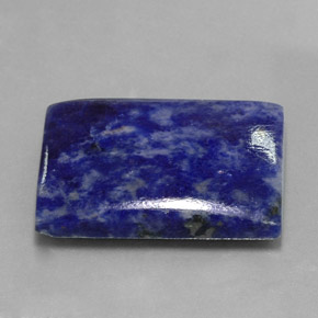 Sodalite naturale blu da 30,07 ct, baguette, opaco
