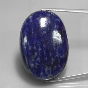 Sodalite Blu navy naturale da 80.10 ct, Taglio ovale, Opaco